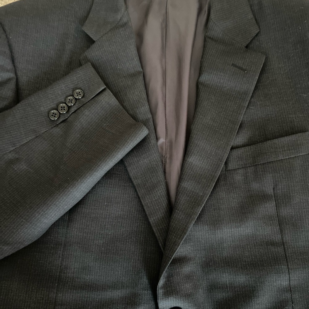 Hickey Freeman Charcoal Suit Jacket